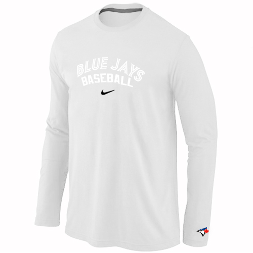 Nike Toronto Blue Jays Long Sleeve T-Shirt White