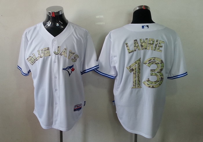 MLB Toronto Blue Jays #13 Lawrie White Camo jerseys
