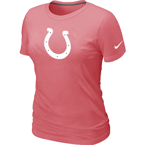  Indianapolis Colts Pink Womens Logo TShirt 4 