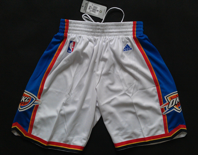 NBA Oklahoma City Thunder White Short Pant
