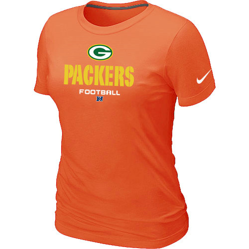  Green Bay Packers Critical Victory Womens Orange TShirt 42 