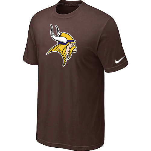  Minnesota Vikings Sideline Legend Authentic Logo TShirt Brown 98 