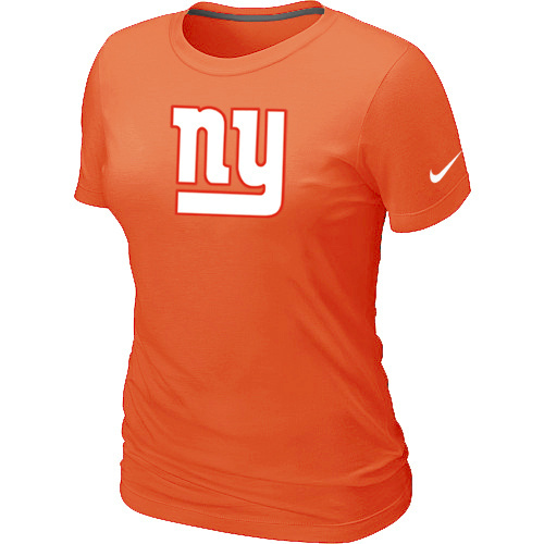  New York Giants Orange Womens Logo TShirt 88 