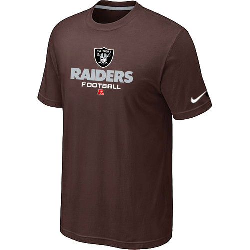  Oakland Raiders Critical Victory Brown TShirt 19 