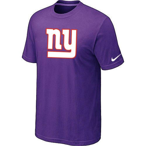  York Giants Sideline Legend Authentic Logo TShirt Purple 124 
