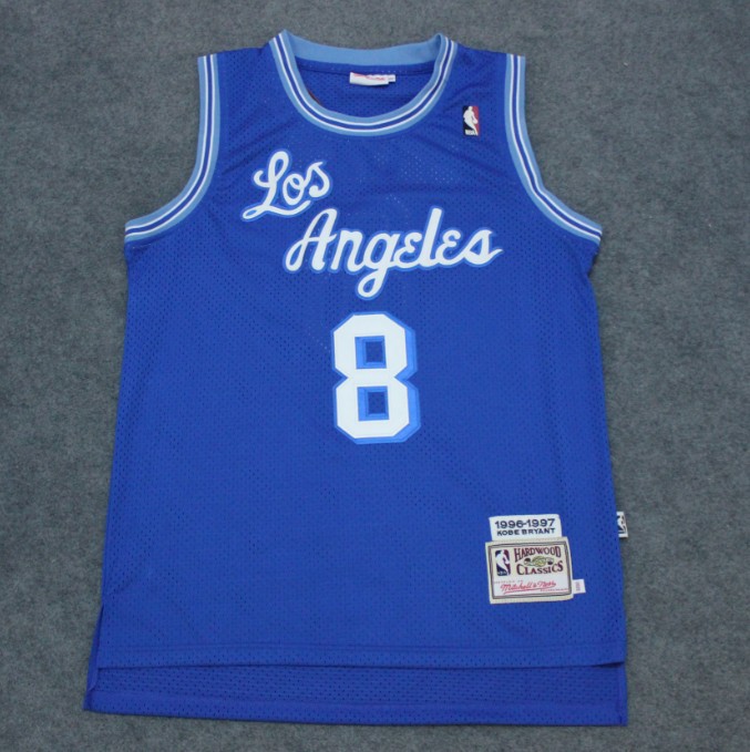 Los Angel Lakers Blue #8 Kobes Blue Jerseys