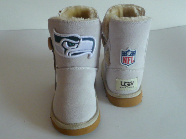 Kids NFL Seattle Seahawks UGG Snow boots Beige