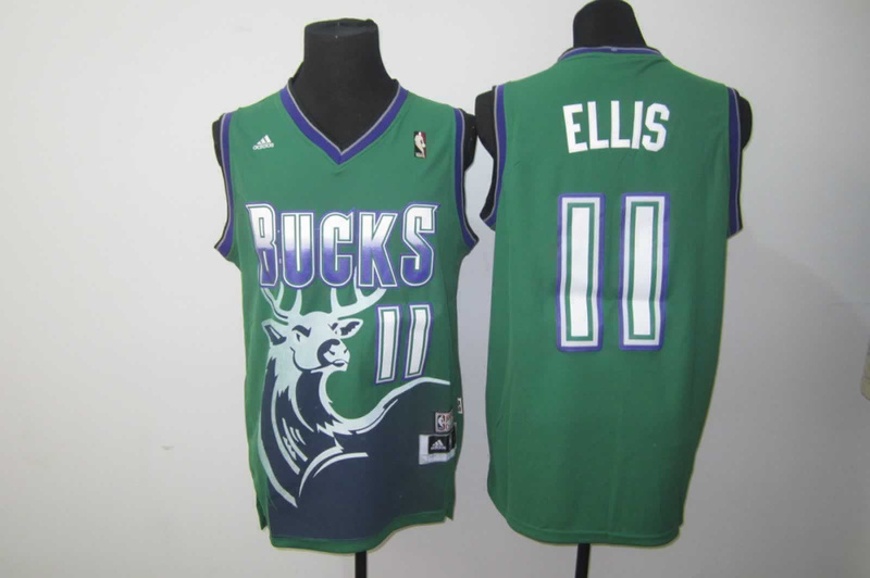 NBA Milwaukee Bucks #11 Ellis Green Jersey