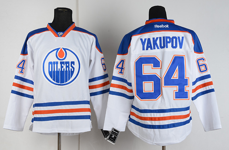 Edmonton Oilers #64 Yakupov White Jersey