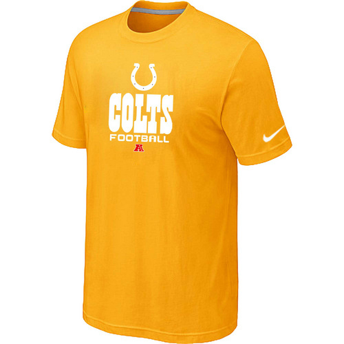  Indianapolis Colts Critical Victory Yellow TShirt 8 