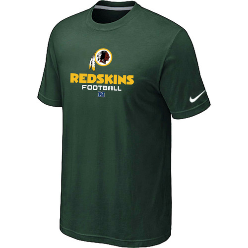  Washington Red Skins Critical Victory D- Green TShirt 33 