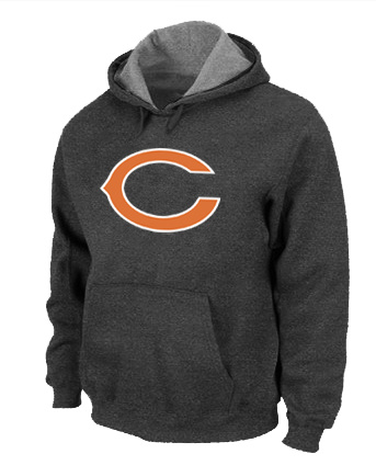 Chicago Bears Logo Pullover Hoodie D.Grey