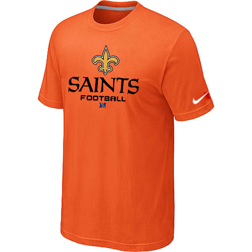 New Orleans Saints Critical Victory Orange TShirt  36