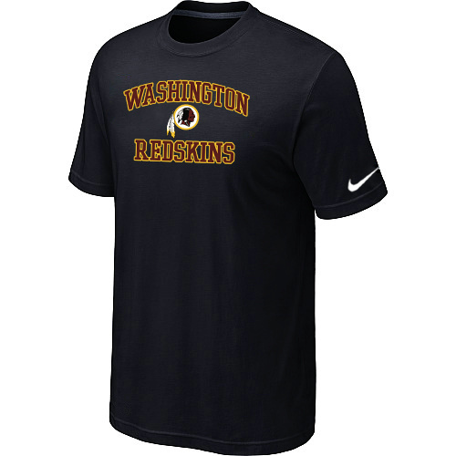  Washington Redskins Heart& Soul Black TShirt 92 