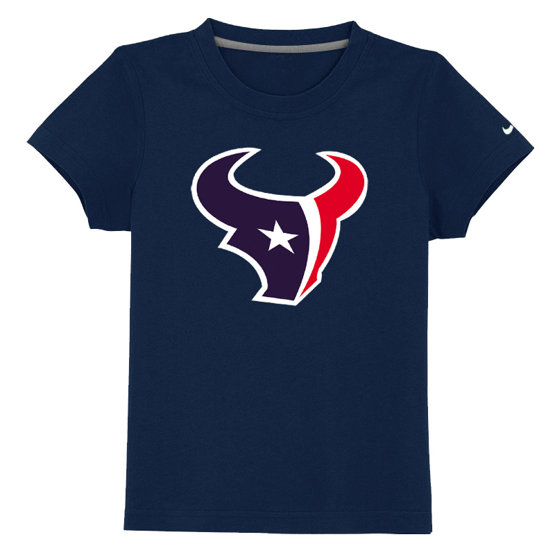 Houston Texans Sideline Legend Authentic Logo Youth T Shirt D-Blue