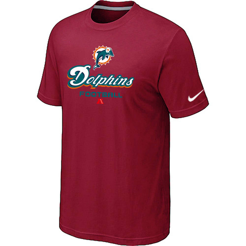  Miami Dolphins Critical Victory Red TShirt 10 