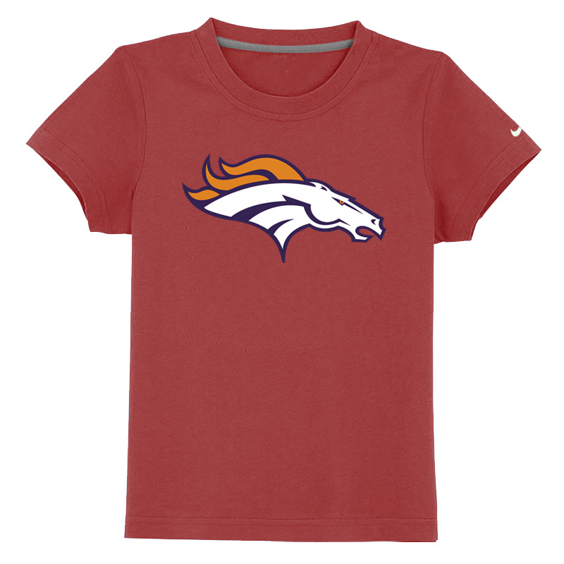 Denver Broncos Sideline Legend Authentic Logo Youth T Shirt Red