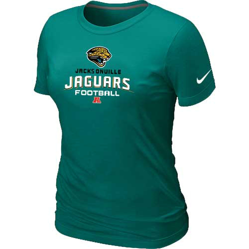  Jacksonville Jaguars L- Green Womens Critical Victory TShirt 41 
