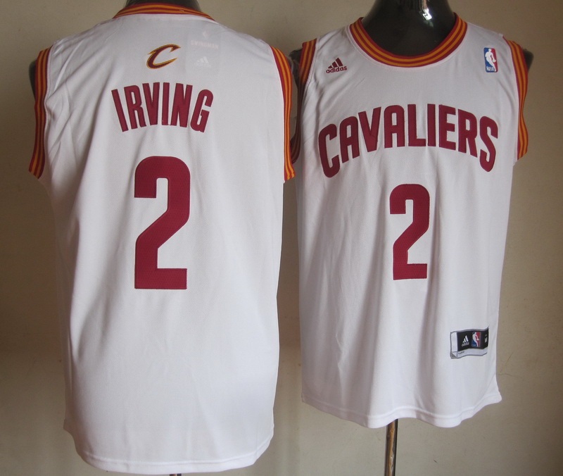 NBA #2 Irving Cleveland Cavaliers White Jersey