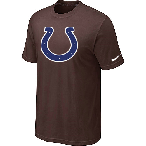 Indianapolis Colts Sideline Legend Authentic Logo TShirt Brown 93 