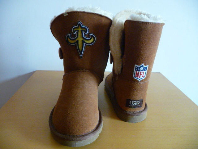 NFL New Orleans Saints Cuce Shoes Ladies Fanatic Boots Tan