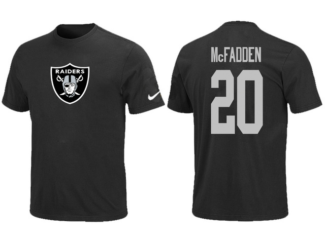  Nike Oakland Raiders Darren Mc Fadden Name& Number TShirt Black 50 