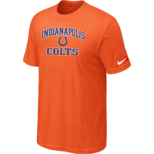 Indianapolis Colts Heart& Soul Orange TShirt 68 