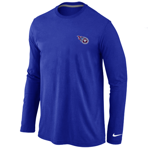 Tennessee Titans Logo Long Sleeve T-Shirt Blue