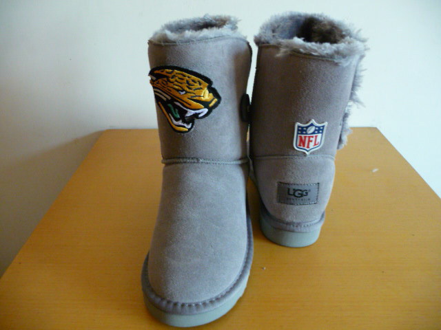 Womens Jacksonville Jaguars Cheerleader Boots Gray