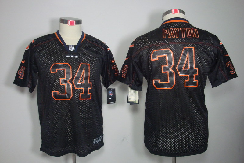 NFL Chicago Bears #34 Payton Youth Lights Out Jersey