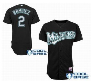 Florida Marlins #2 Hanley Ramirez jerseys black
