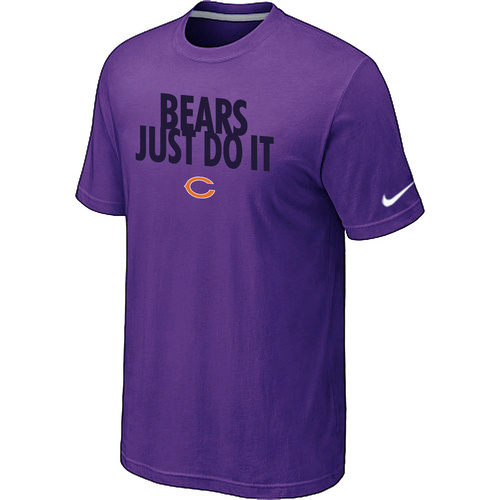 NFL Chicago Bears Just Do It Purple TShirt 27 