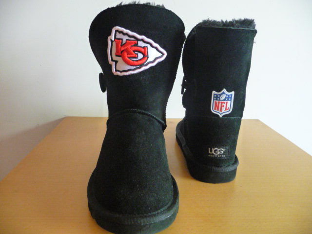 NFL Kansas City Chiefs Cuce Shoes Ladies Fanatic Boots Black