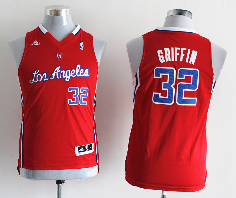 Youth NBA Los Angeles Clippers 32 Blake Griffin Red(revolution 30 swingman)