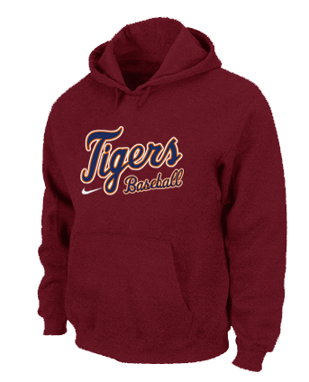 Detroit Tigers Pullover Hoodie RED