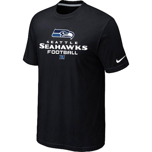  Seattle Seahawks Critical Victory Black TShirt 21 