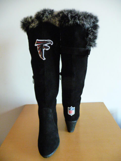 NFL Atlanta Falcons Women Black Boots