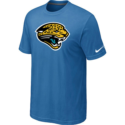  Jacksonville Jaguars Sideline Legend Authentic Logo TShirtlight Blue 85 