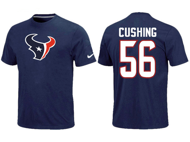  Nike Houston Texans 56  Cushing Name& Number Blue TShirt 31 