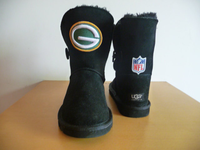 NFL Green Bay Packers Cuce Shoes Ladies Fanatic Boots Black