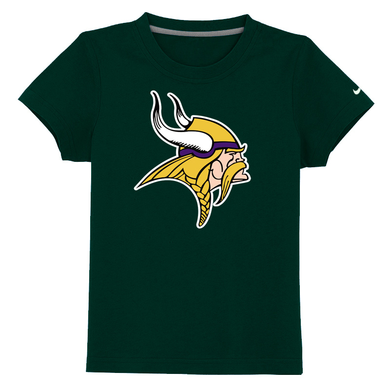 Minnesota Vikings Sideline Legend Authentic Logo Youth T Shirt D-Green