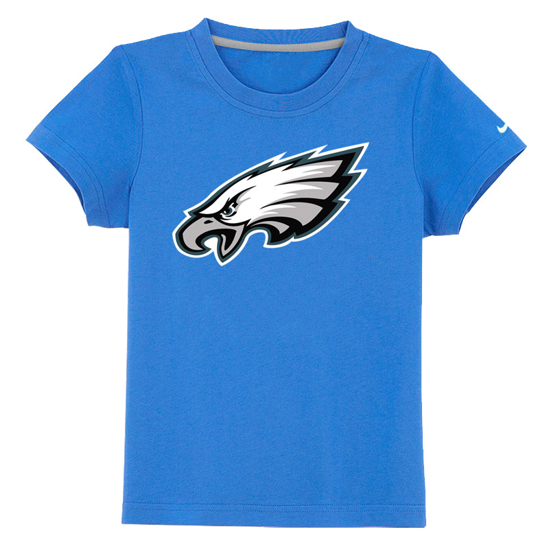 Philadelphia Eagles Authentic Logo Youth T Shirt light blue