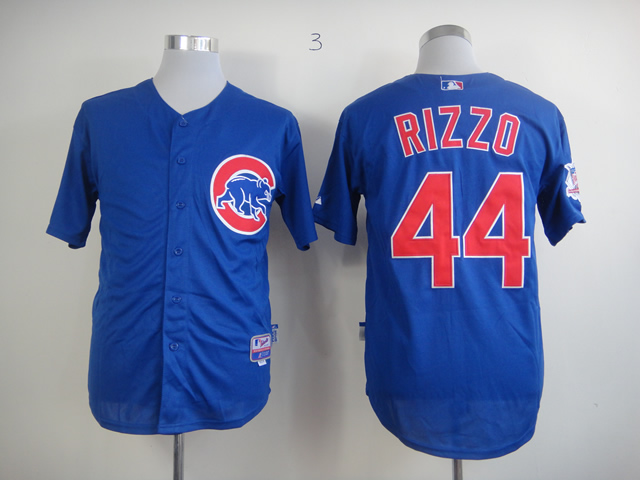 MLB Chicago Cubs Anthony Rizzo 44 Blue Jersey