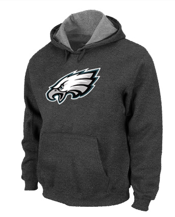 Philadelphia Eagles Logo Pullover Hoodie D.Grey