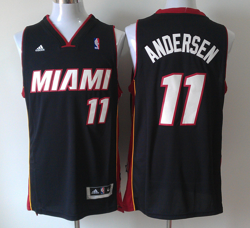 adidas Miami Heat #11 Anderson black jersey
