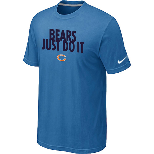 NFL Chicago Bears Just Do Itlight Blue TShirt 29 