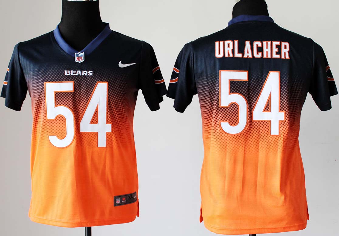 NFL Youth Chicago Bears Urlacher #54  Fadeaway Jersey