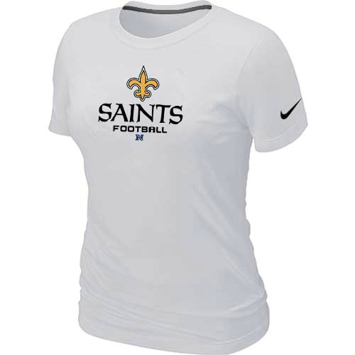 New Orleans Saints White Womens Critical Victory TShirt 61