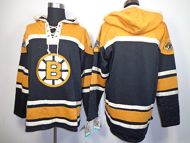 NHL Boston Bruins Blank Black Hoodie