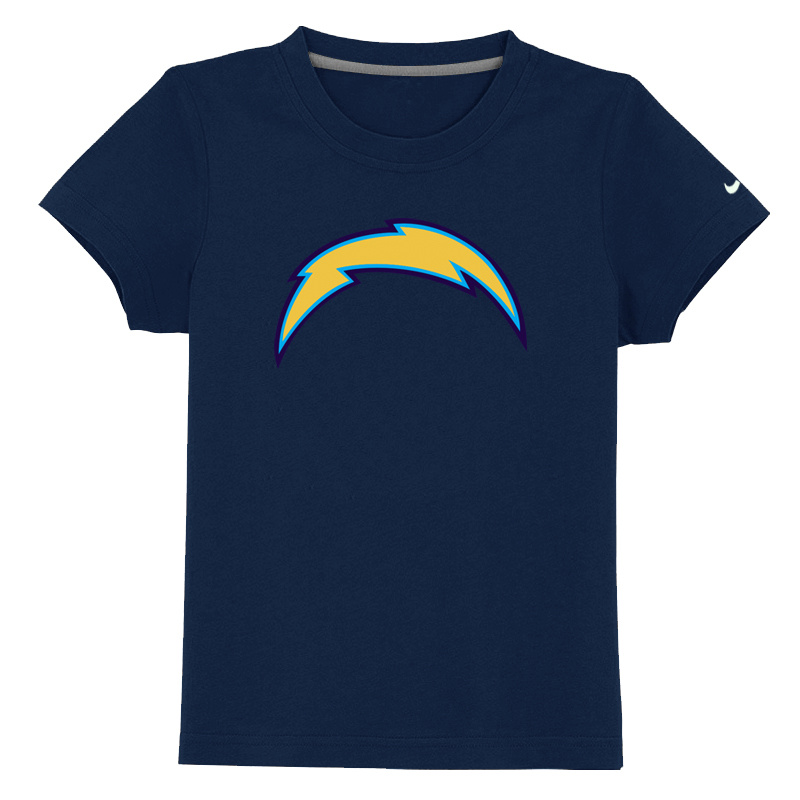San Diego Chargers Sideline Legend Authentic Logo Youth T Shirt D-blue